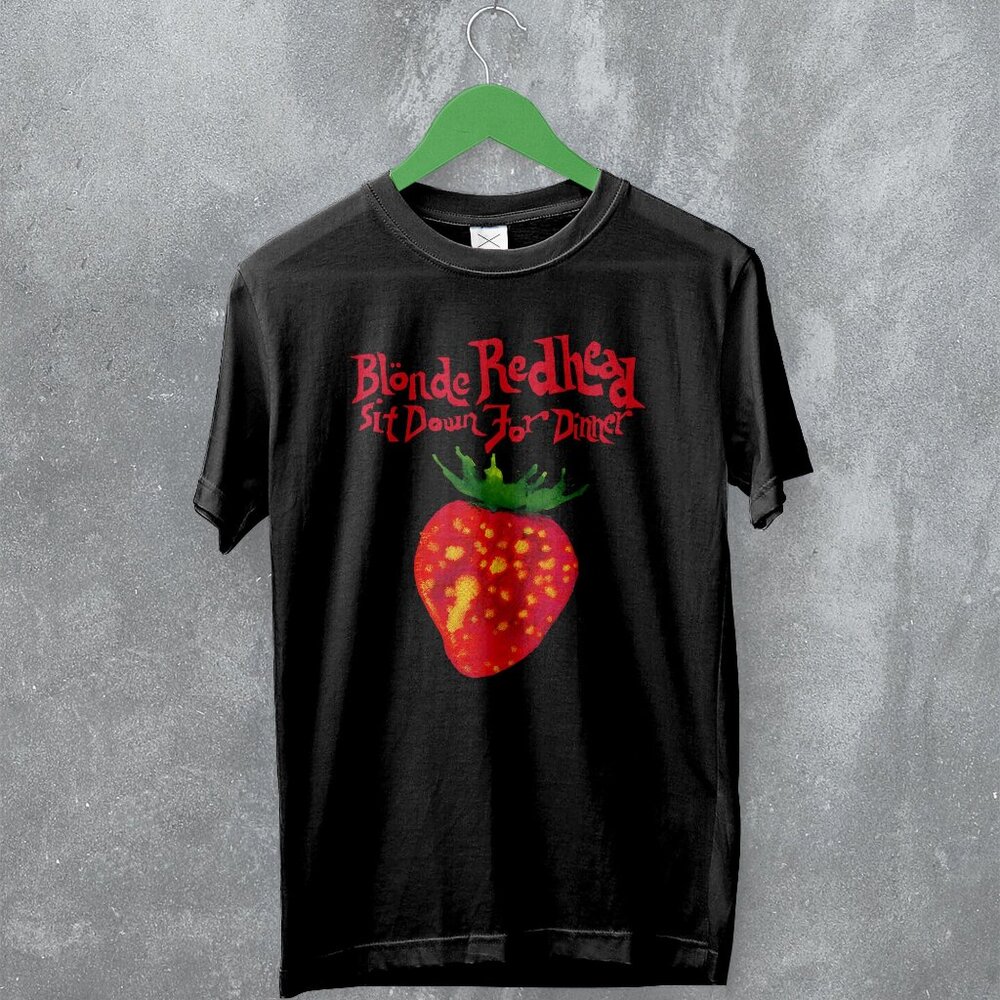 Blonde Redhead Down For Dinner Album Rock Band Tour Indie Graphic T-Shirt 168
